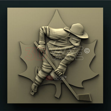 CANADIAN HOCKEY 3D STL 3DWave